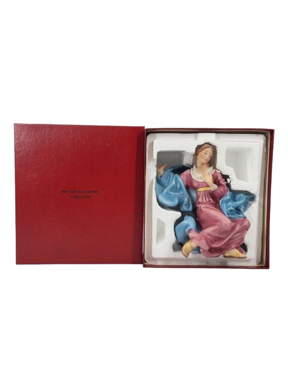 Vatican Nativity Collection Mary Figurine Hand-Painted Porcelain Statue In Origi